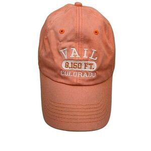 Vail Colorado DMR Classic Headwear Womens Baseball Cap Pink Strapback Cotton OS